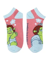 Shrek Women's Friends 5-Pair Ankle Socks-osfa