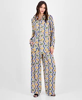 Tahari Asl Women's Printed Blouse