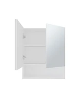 Colfax Medicine Cabinet, 2 Doors, 3 Shelves, 1 Mirror, White