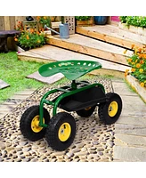 Garden Cart with Heavy Duty Tool Tray