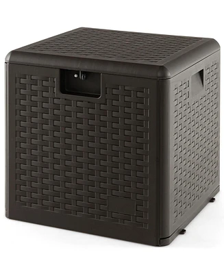 31 Gallon All Weather Storage Container with Lockable Lid