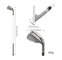 Wosofe Sand Wedge Golf Club Men's Golf Gap Sand Flop Wedge Milled Face for More Spin