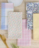 Design Imports Spring Blossom Printed Cotton Napkins, Set of 4