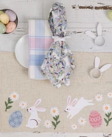Design Imports Hoppy Easter Embellished Polyester Placemats, Set of 4