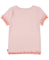 Levi's Big Girls Floral Embroidery Knit Top