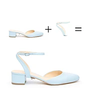 Alterre Women's Agate Blue Marilyn Customizable Slides