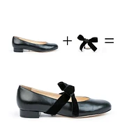 Alterre Women's Black Marie Customizable Ballet Flats