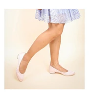 Alterre Women's Rose Satin Twiggy Customizable Ballet Flats