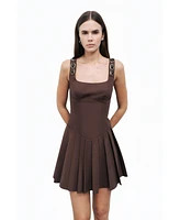 Nocturne Women's Corset Look Mini Dress