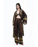 Nocturne Women's Flowing Lightweight Kimono