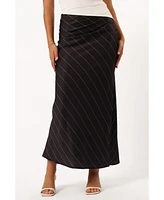 Petal and Pup Women's Heidi Stripe Slip Skirt