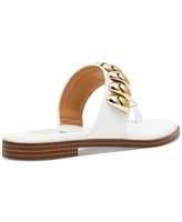 Dv Dolce Vita Women's Moon Embellished Thong Slide Flat Sandals