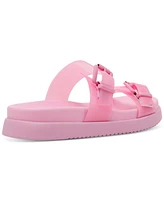 Dv Dolce Vita Women's Ubar Double Buckle Footbed Flat Sandals