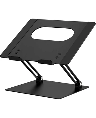 LS10 Aluminum Laptop Stand, Ergonomic Adjustable Notebook Riser Holder Computer Stand Compatible with Air, Pro, Dell, Hp, Lenovo More 10-14" Laptops