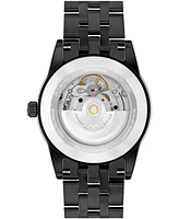 Movado Men's Museum Classic Swiss Automatic Black Pvd Watch, 40mm