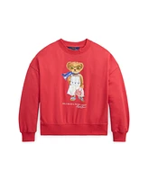 Polo Ralph Lauren Big Girls Bear Terry Sweatshirt