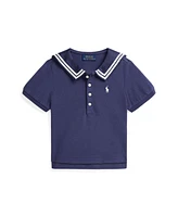 Polo Ralph Lauren Toddler and Little Girls Stretch Mesh Sailor Shirt
