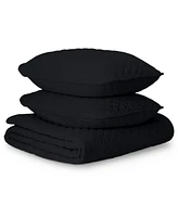 Bare Home Ultra-soft Diamond Stitched Coverlet Set Full/Queen