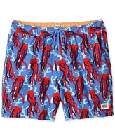 Scotch & Soda Men's Under the Sea Jellyfish Graphic Swim Trunks