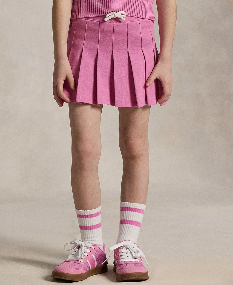 Polo Ralph Lauren Toddler and Little Girls Pleated Stretch Mesh Skort
