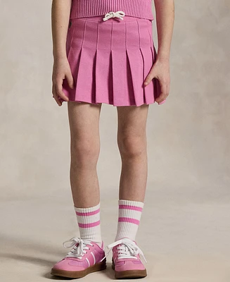 Polo Ralph Lauren Toddler and Little Girls Pleated Stretch Mesh Skort