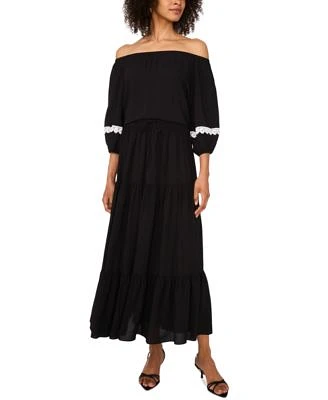 Sam Jess Womens Off The Shoulder Top Maxi Skirt