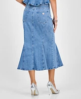 Guess Women's Lia Denim Midi Skirt