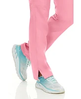 Medichic Petite Terri Stretch Straight Leg Six Pocket Cargo Scrub Pants, Ceil, X Large