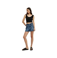 Cotton On Women's Chloe Shirred Short Sleeve Top