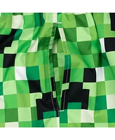 Minecraft Boys Creeper Swim Trunks Bathing Suit
