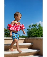 Paw Patrol Toddler Boys Pullover Rash Guard and Swim Trunks