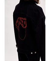 Pcfg Women's Logo Denim Jacket