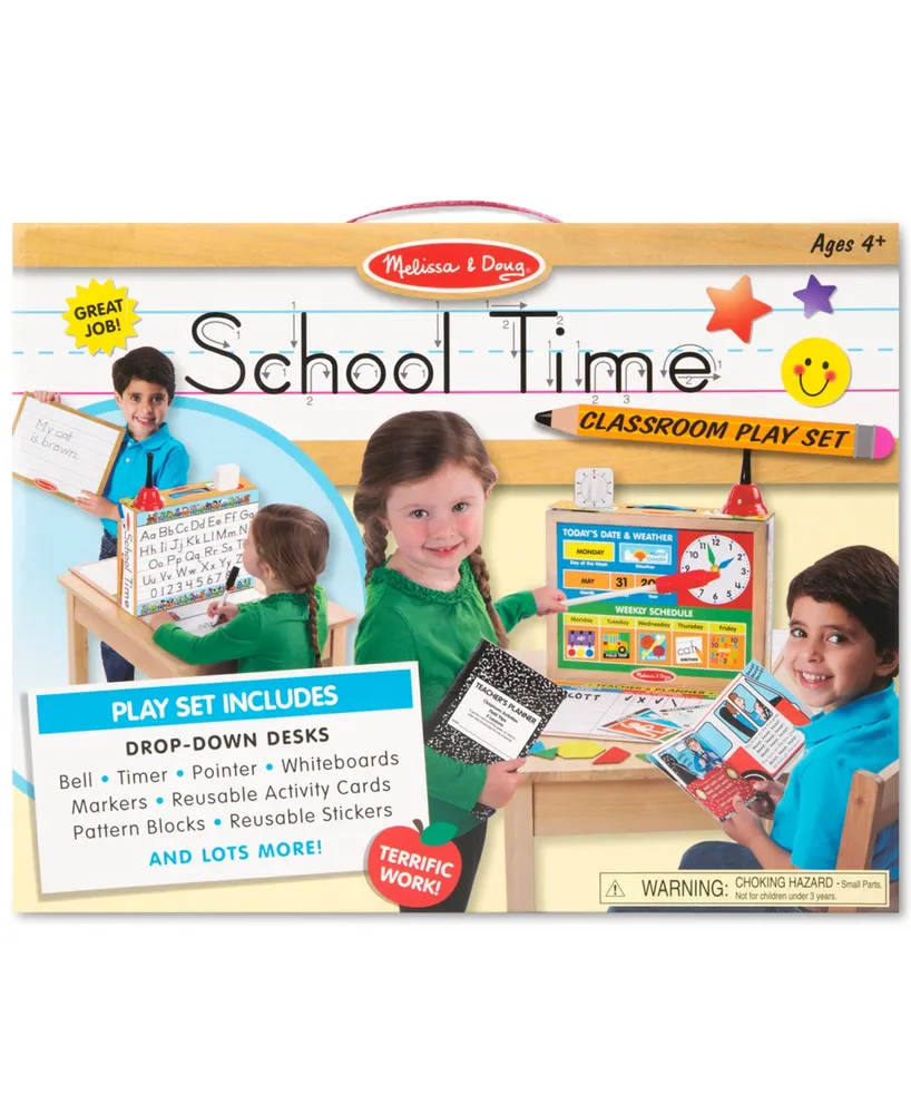 Melissa and Doug Kids' School Time! Classroom Play Set