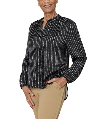 Joe & Bella Women's s Magnetic-Button Blouse