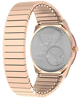 Timex Women's Quartz Analog Rose Gold-Tone Stainless Steel Watch, 36mm
