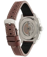 Avi-8 Men's Hawker Hunter Atlas Gmt Automatic Leather Strap Watch
