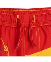 Cars Boys Pixar Lightning McQueen Swim Trunks Bathing Suit