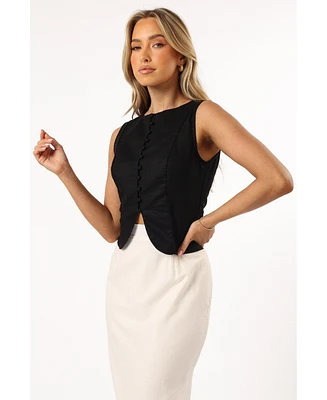 Petal and Pup Women's Daniella Linen Vest