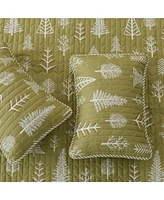 Linery & Co. Winter Forest Microfiber Quilt Set with Shams - Winter forest