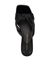 Tommy Hilfiger Women's Philie Knotted Crisscross Block Heel Sandals