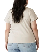 Levi's Plus Cotton Graphic Print Logo T-Shirt