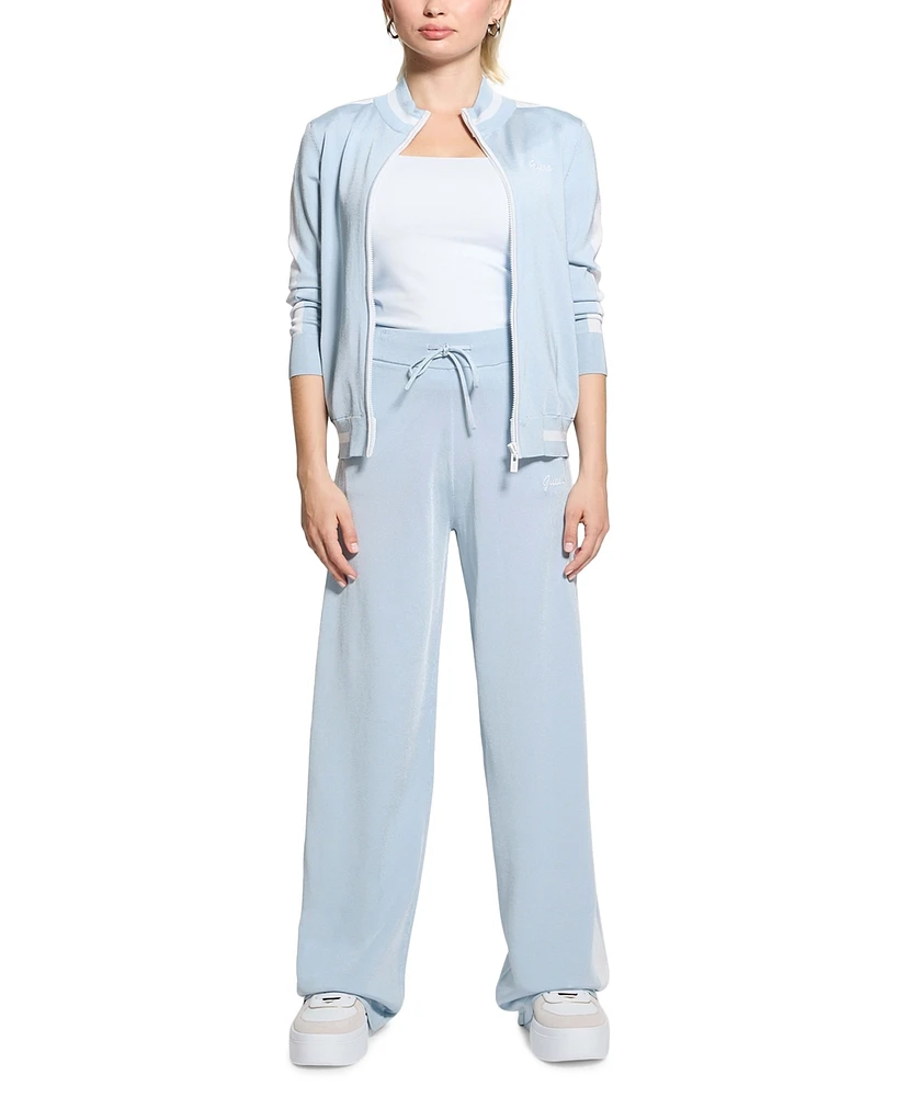 Guess Women's Side Stripe Pull-On Knit Pants
