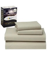 Certified Luxury Bed Sheet Set 100 Egyptian Cotton Sheets Classic Percale Deep Pockets Cool Durable Bedding