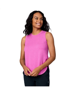 Free Country Women's Microtech Chill B Cool Curved Hem Tank Top