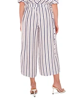 Sam & Jess Petite Striped Pull-On Pants
