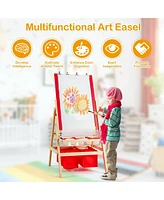 Sugift Flip-Over Double-Sided Kids Art Easel