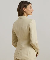 Lauren Ralph Petite Linen-Blend Twill Blazer