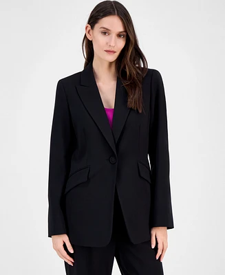 Tahari Asl Peak-Lapel Button-Front Jacket, Regular & Petite