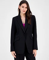 Tahari Asl Peak-Lapel Button-Front Jacket, Regular & Petite