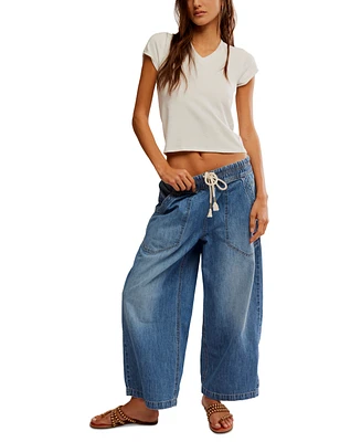 Free People Women's Easy Peasy Pull-On Jeans